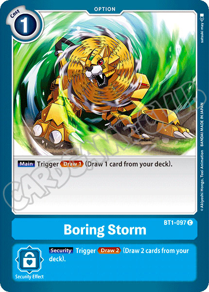 BT01-EN097 Boring Storm comune normale (EN) -NEAR MINT-