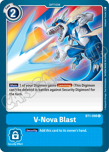 BT01-EN098 V-Nova Blast comune normale (EN) -NEAR MINT-