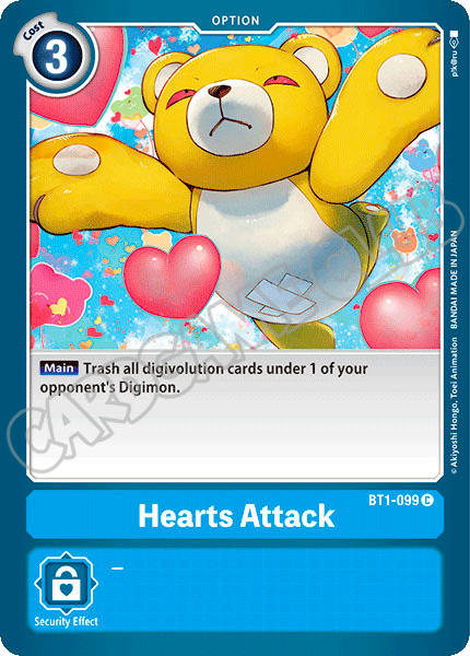 BT01-EN099 Hearts Attack comune normale (EN) -NEAR MINT-
