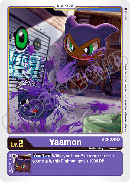 BT02-EN008 Yaamon rara normale (EN) -NEAR MINT-