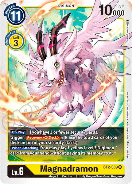 BT02-EN039 Magnadramon non comune normale (EN) -NEAR MINT-