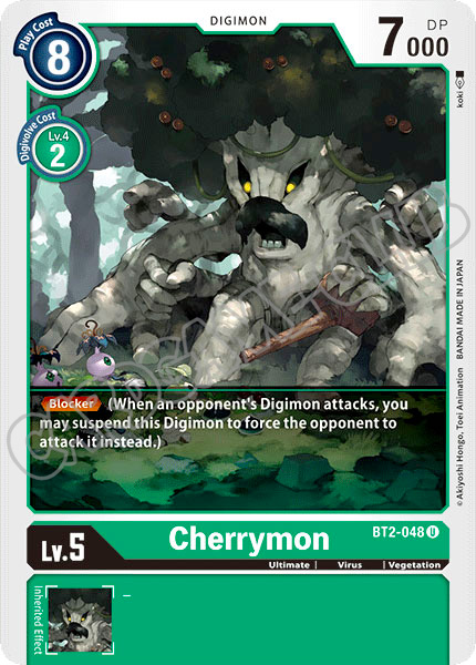 BT02-EN048 Cherrymon non comune normale (EN) -NEAR MINT-