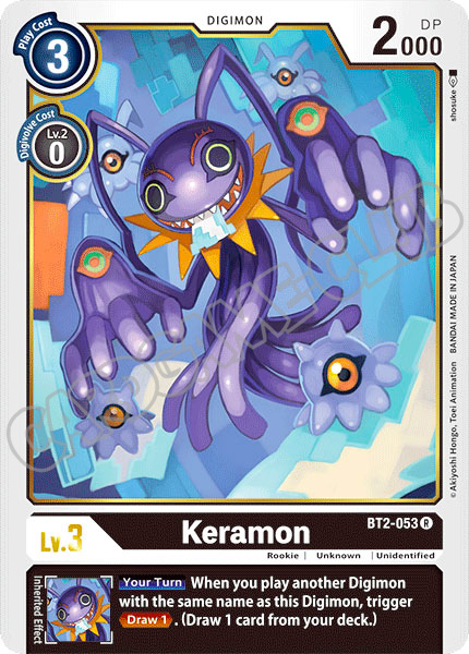 BT02-EN053 Keramon rara normale (EN) -NEAR MINT-