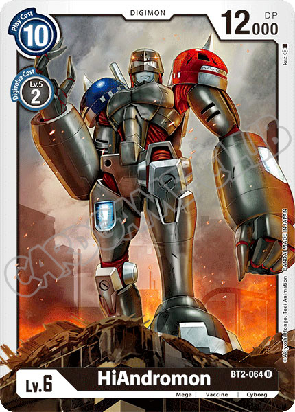 BT02-EN064 HiAndromon non comune normale (EN) -NEAR MINT-