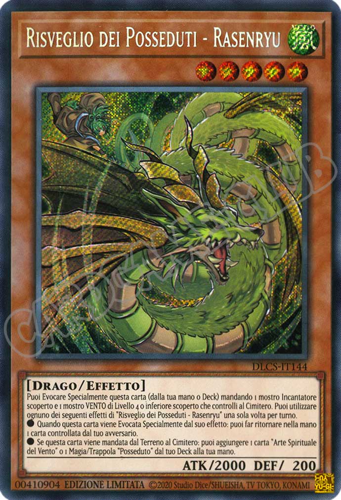 DLCS-IT144 Risveglio dei Posseduti - Rasenryu rara segreta 1a edizione (IT)