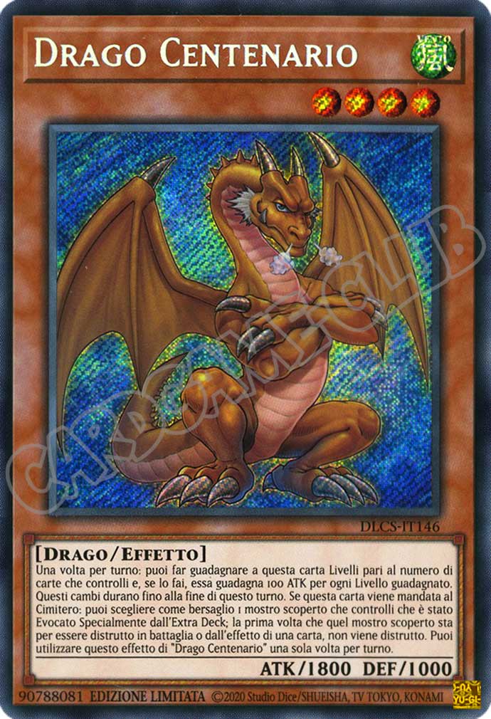DLCS-IT146 Drago Centenario rara segreta 1a edizione (IT)