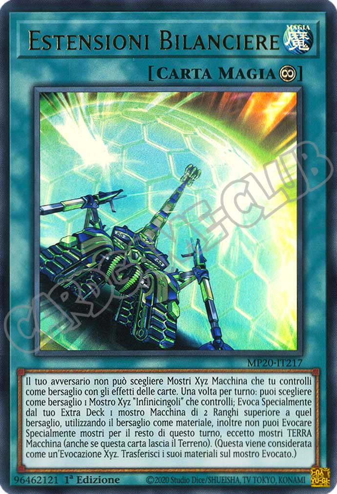 MP20-IT217 Estensioni Bilanciere ultra rara 1a Edizione (IT) -NEAR MINT-