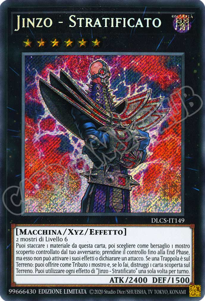 DLCS-IT149 Jinzo - Stratificato rara segreta 1a edizione (IT)