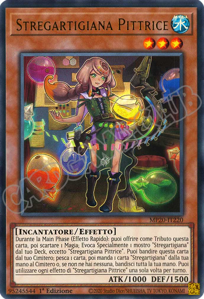 MP20-IT220 Stregartigiana Pittrice ultra rara 1a Edizione (IT) -NEAR MINT-