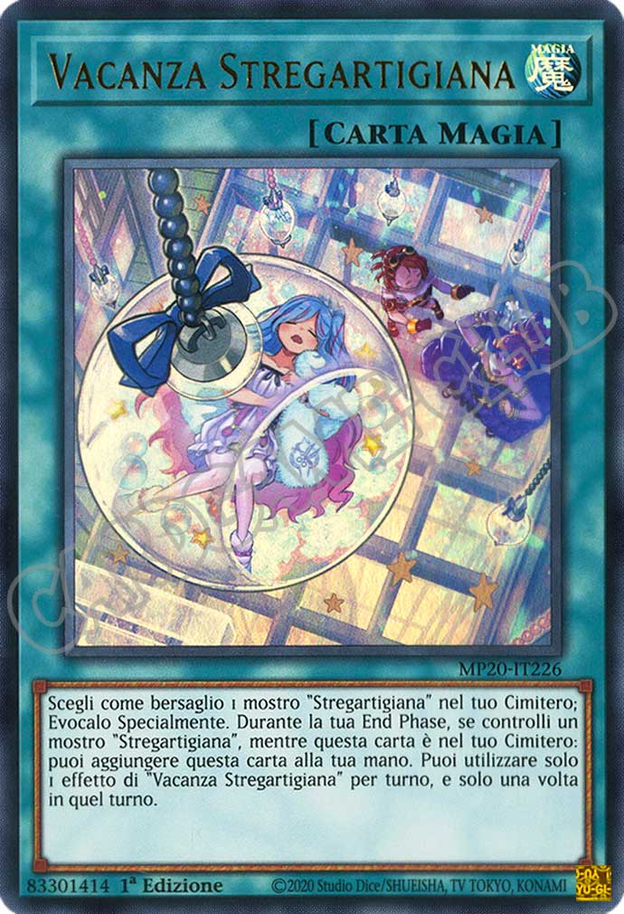 MP20-IT226 Vacanza Stregartigiana ultra rara 1a Edizione (IT) -NEAR MINT-