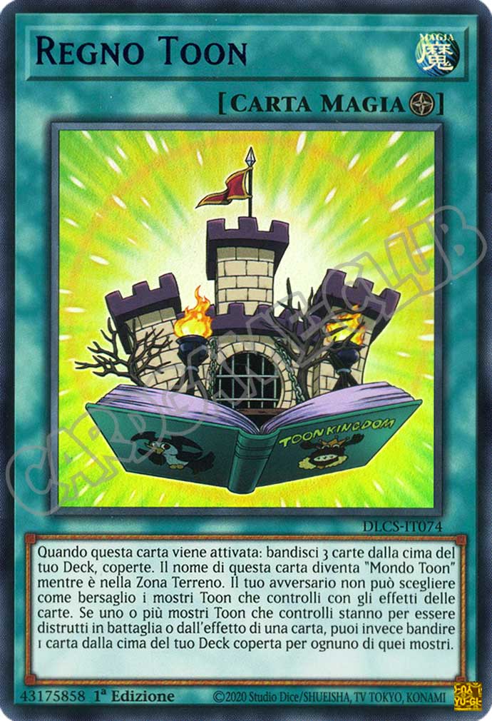 DLCS1IT074 Regno Toon (scritta blu) ultra rara 1a edizione (IT)
