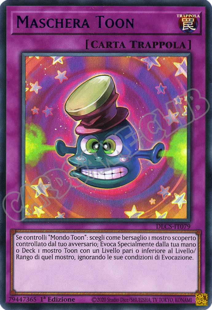 DLCS1IT079 Maschera Toon (scritta blu) ultra rara 1a edizione (IT)