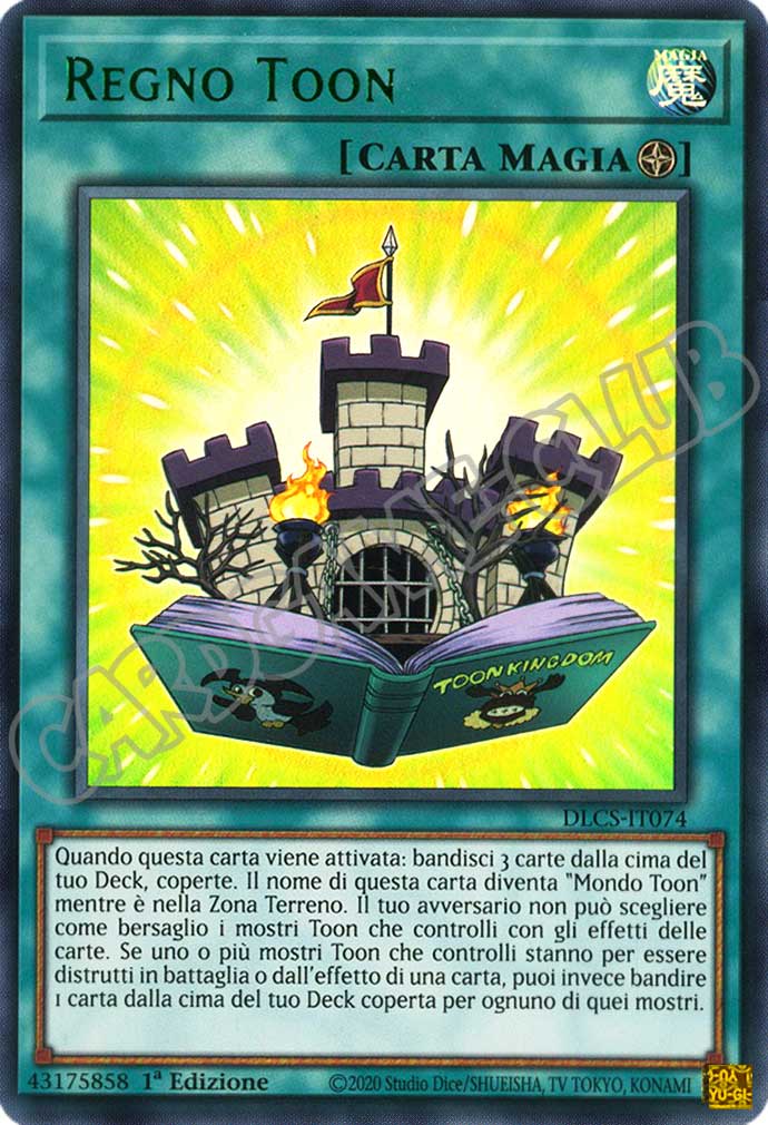 DLCS2IT074 Regno Toon (scritta verde) ultra rara 1a edizione (IT)