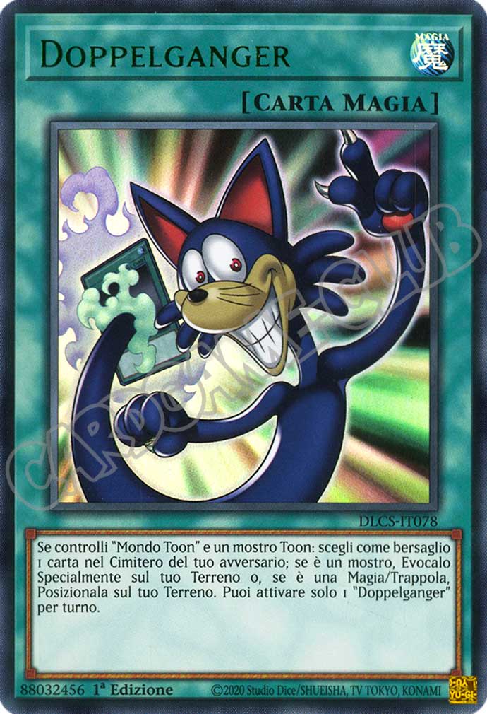 DLCS2IT078 Doppelganger (scritta verde) ultra rara 1a edizione (IT)