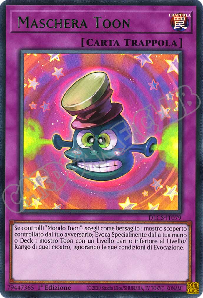 DLCS2IT079 Maschera Toon (scritta verde) ultra rara 1a edizione (IT)