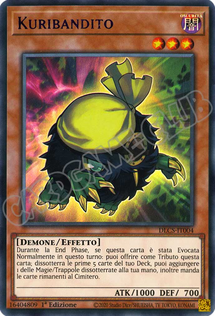 DLCS3IT004 Kuribandito (scritta viola) ultra rara 1a edizione (IT)