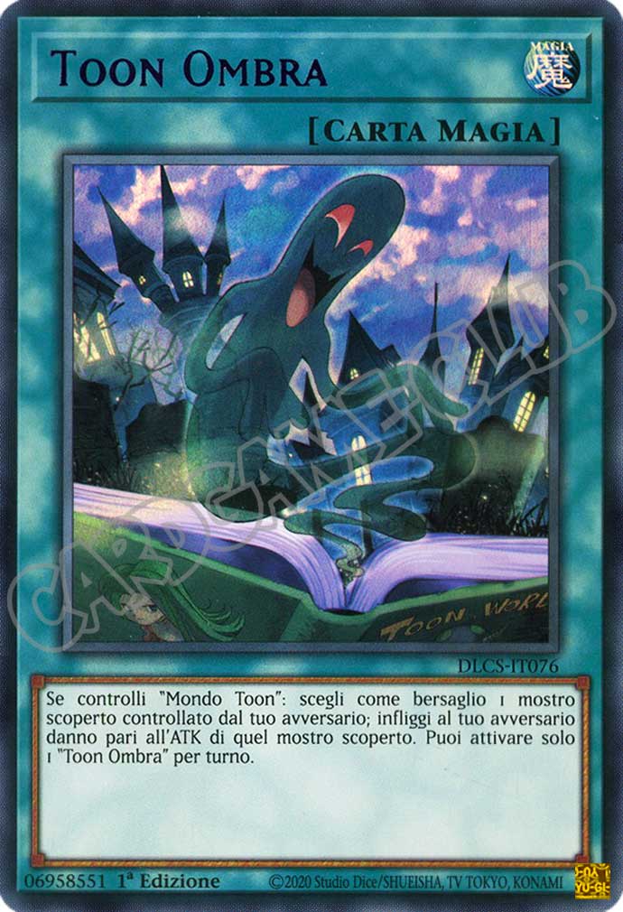 DLCS3IT076 Toon Ombra (scritta viola) ultra rara 1a edizione (IT)