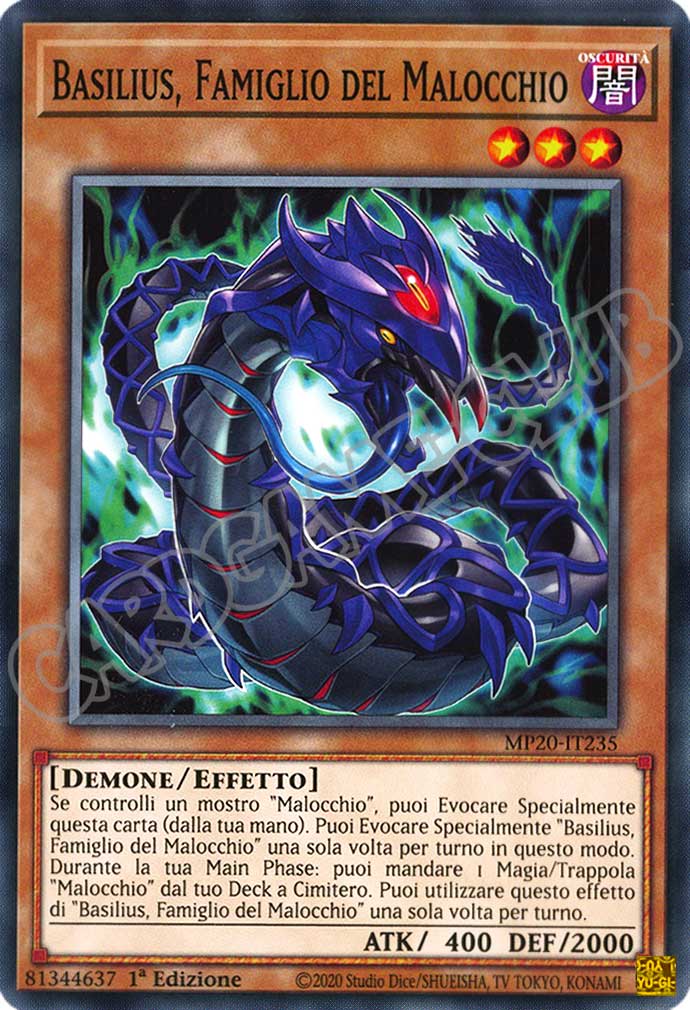 MP20-IT235 Basilius, Famiglio del Malocchio comune 1a Edizione (IT) -NEAR MINT-