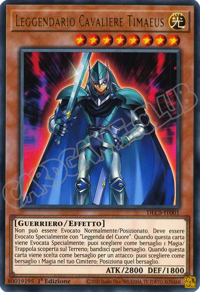 DLCS4IT001 Leggendario Cavaliere Timaeus (scritta oro) ultra rara 1a edizione (IT)