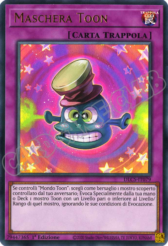 DLCS4IT079 Maschera Toon (scritta oro) ultra rara 1a edizione (IT)