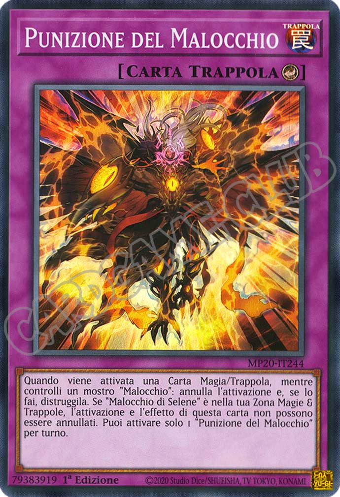 MP20-IT244 Punizione del Malocchio super rara 1a Edizione (IT) -NEAR MINT-
