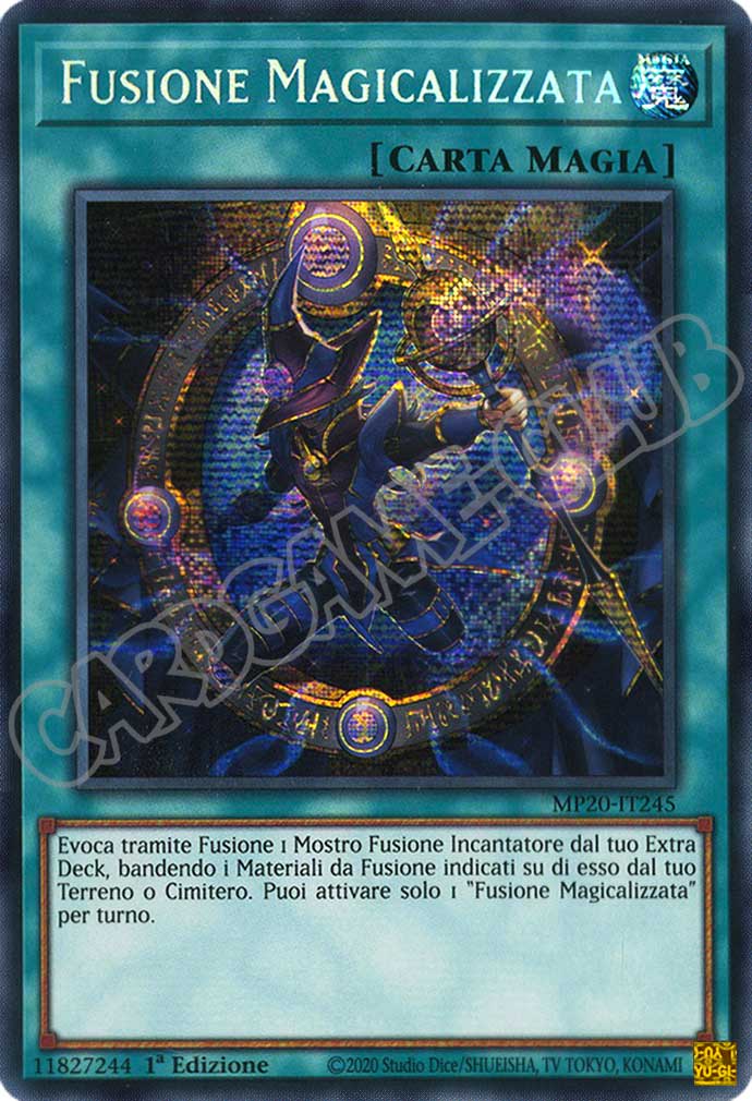 MP20-IT245 Fusione Magicalizzata rara segreta prismatica 1a Edizione (IT) -NEAR MINT-