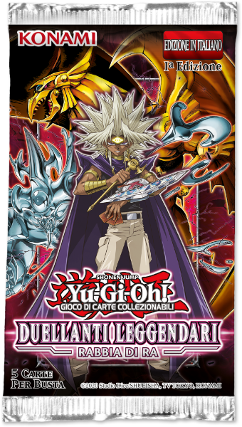 Duellanti Leggendari: Rabbia di Ra 1a edizione busta 5 carte (IT)