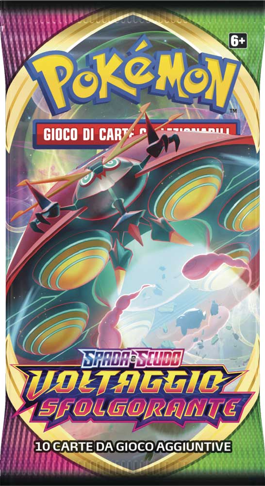 Spada e Scudo Voltaggio Sfolgorante busta 10 carte Artwork Orbeetle VMAX (IT)
