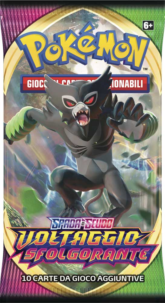 Spada e Scudo Voltaggio Sfolgorante busta 10 carte Artwork Zarude (IT)