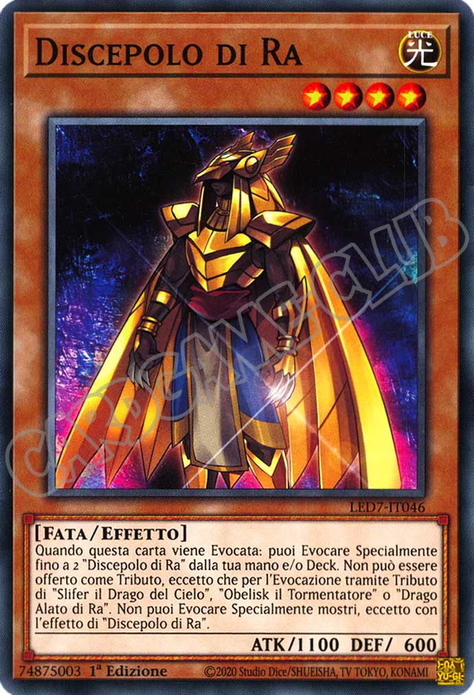 LED7-IT046 Discepolo di Ra comune 1a Edizione (IT) -NEAR MINT-