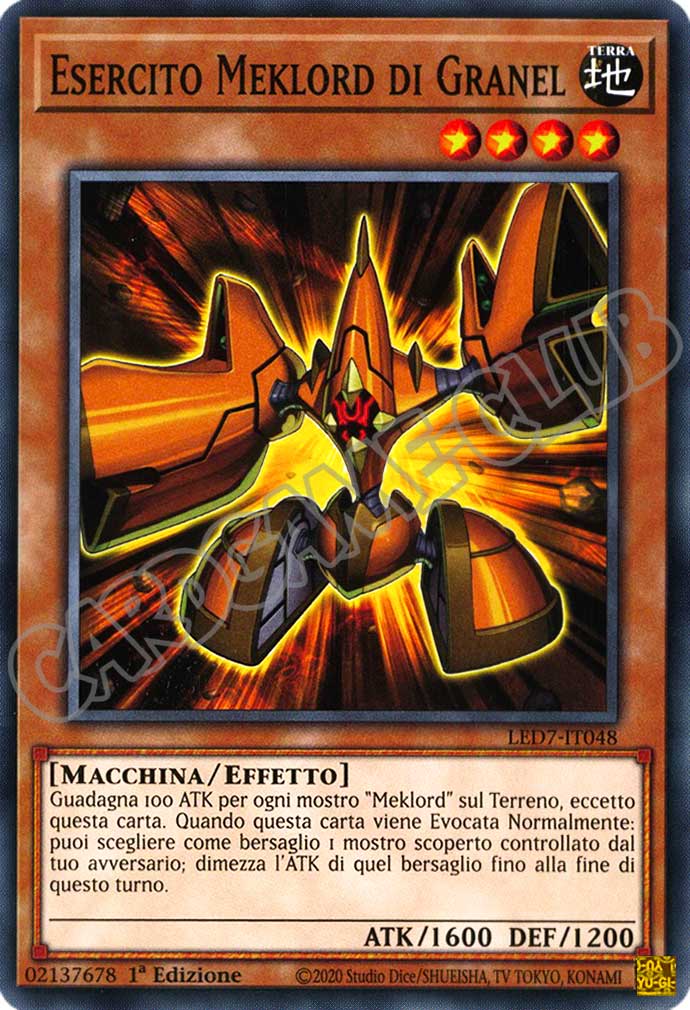 LED7-IT048 Esercito Meklord di Granel comune 1a Edizione (IT) -NEAR MINT-