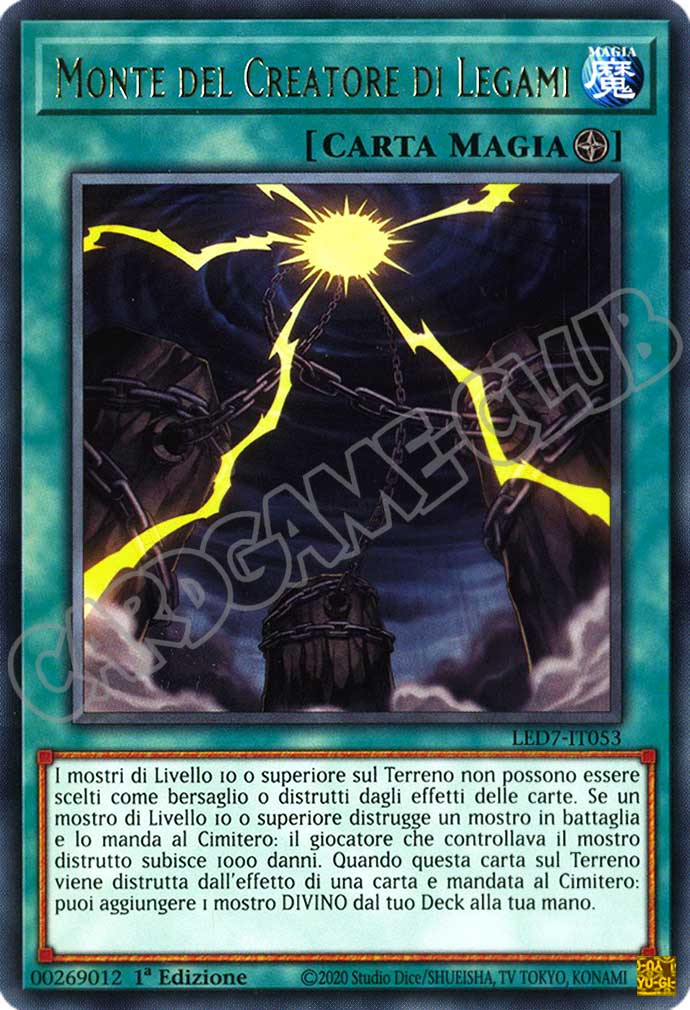 LED7-IT053 Monte del Creatore di Legami rara 1a Edizione (IT) -NEAR MINT-