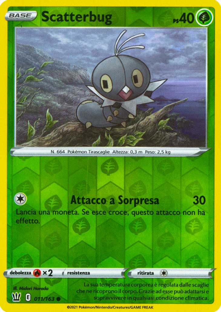 011 / 163 Scatterbug Comune Reverse foil (IT) -NEAR MINT-