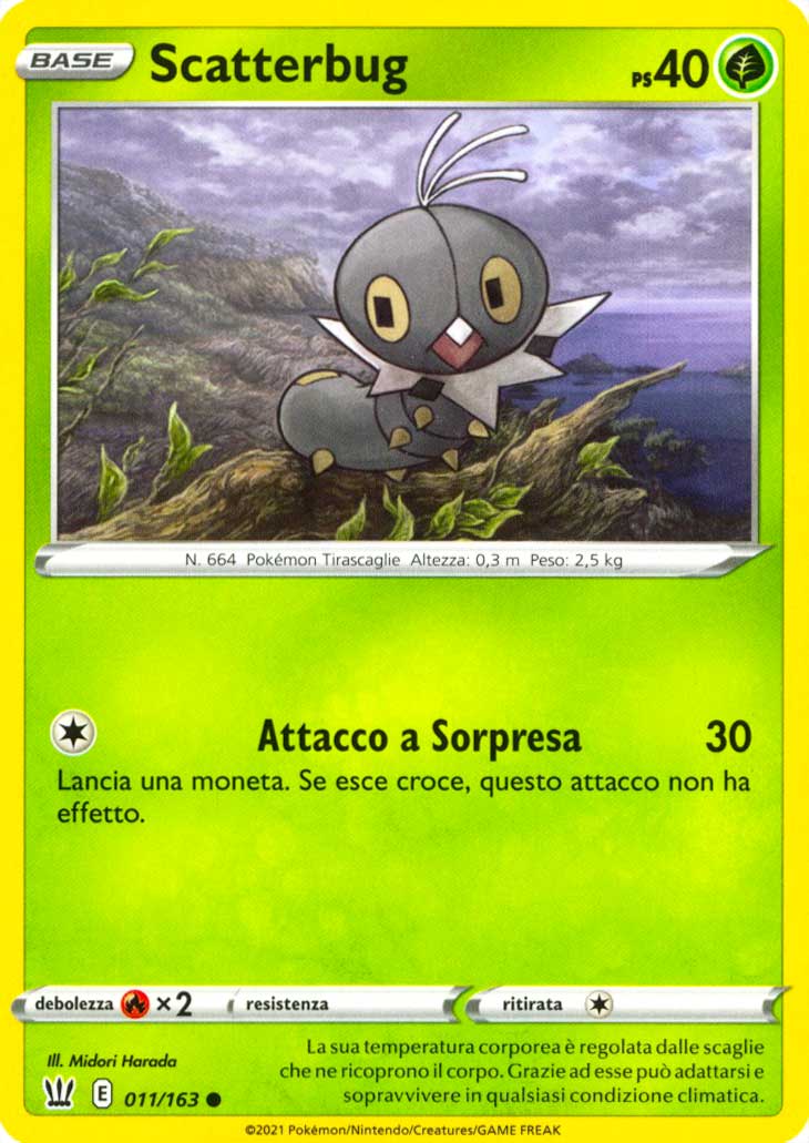 011 / 163 Scatterbug Comune normale (IT) -NEAR MINT-