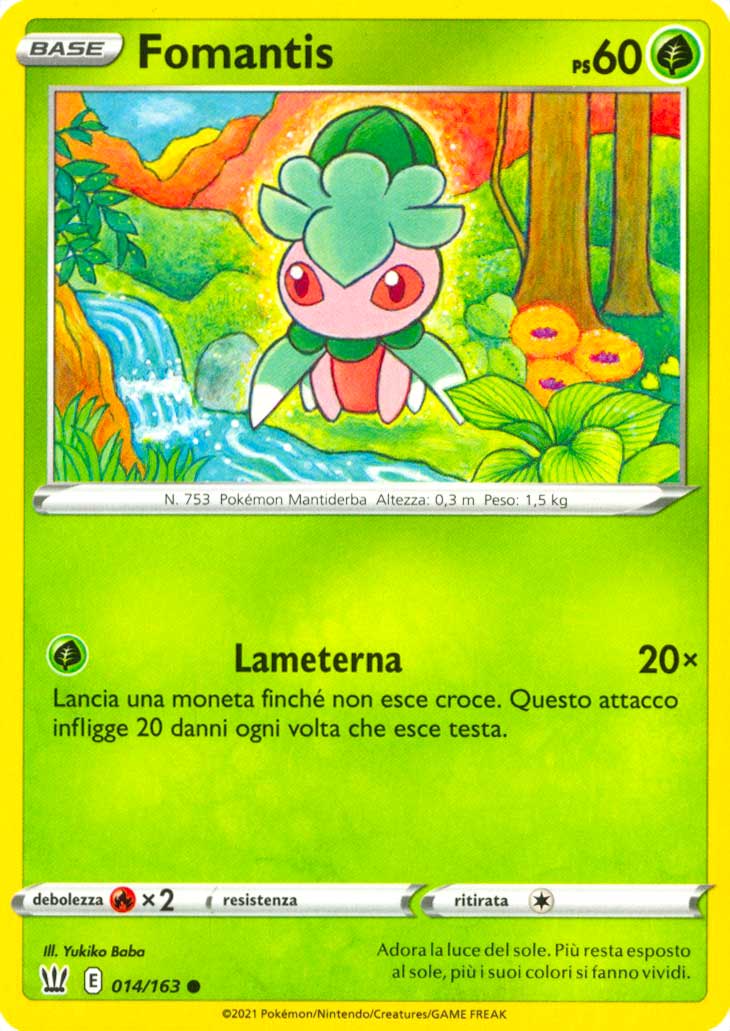 014 / 163 Fomantis Comune normale (IT) -NEAR MINT-