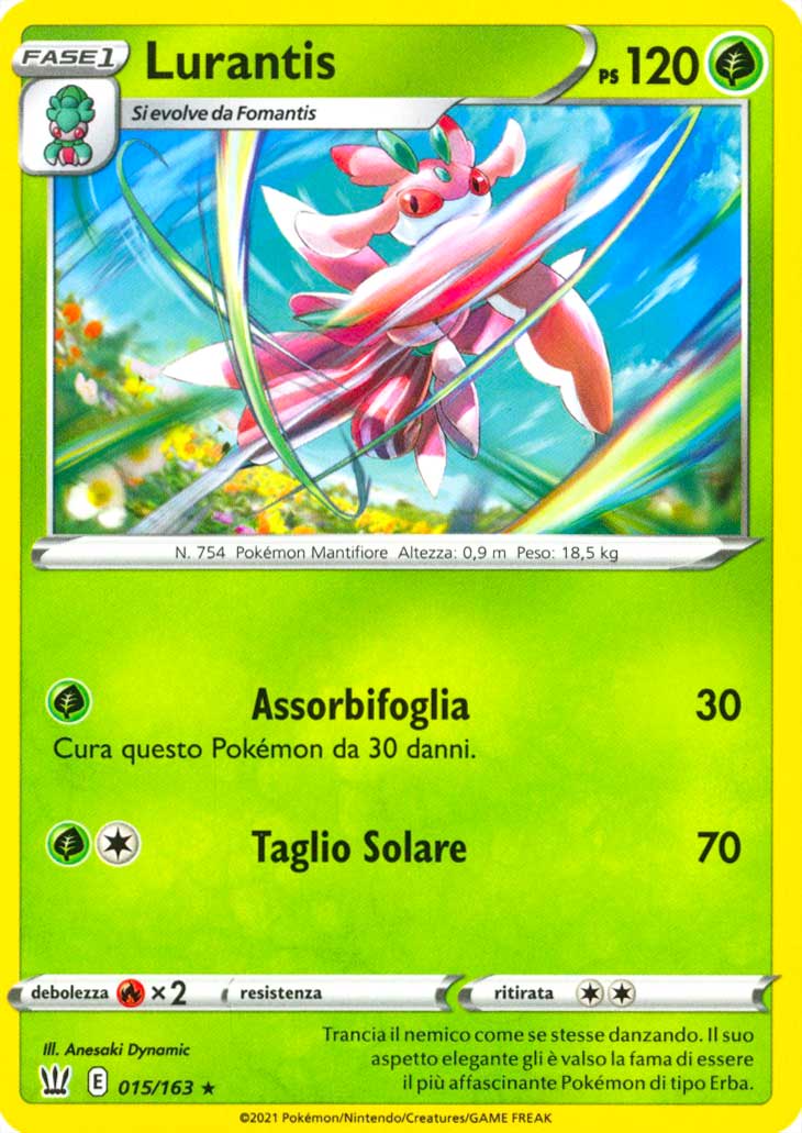 015 / 163 Lurantis Rara normale (IT) -NEAR MINT-