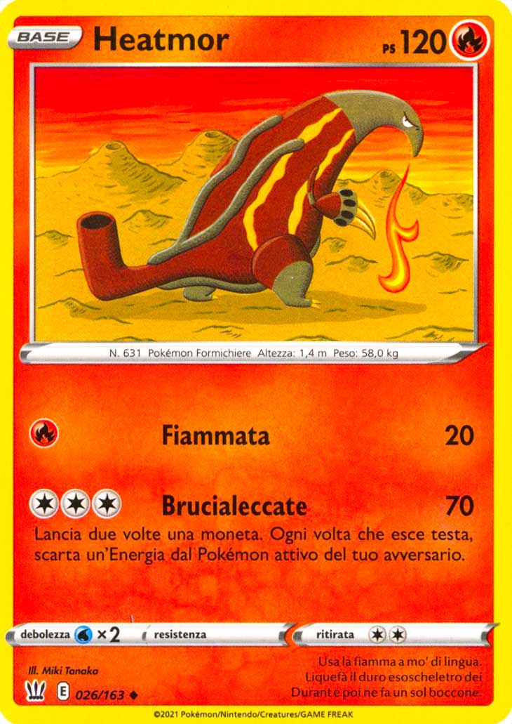 026 / 163 Heatmor Non Comune normale (IT) -NEAR MINT-