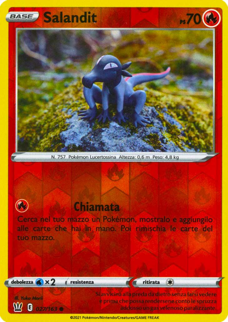 027 / 163 Salandit Comune Reverse foil (IT) -NEAR MINT-