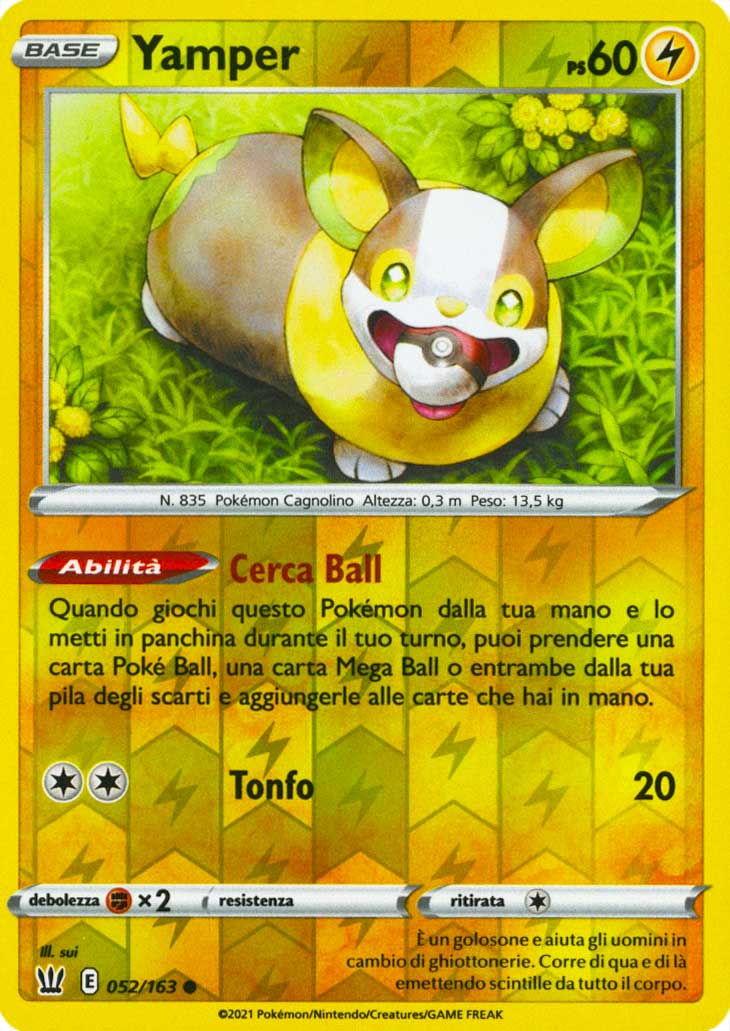 052 / 163 Yamper Comune Reverse foil (IT) -NEAR MINT-