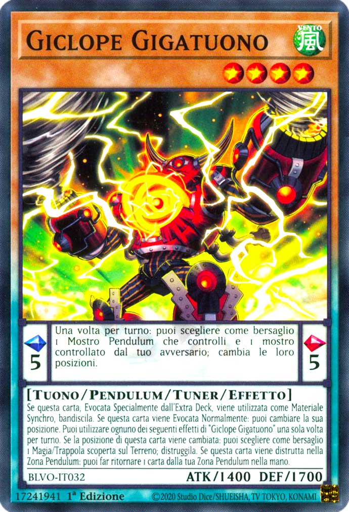 BLVO-IT032 Giclope Gigatuono comune 1a Edizione (IT) -NEAR MINT-