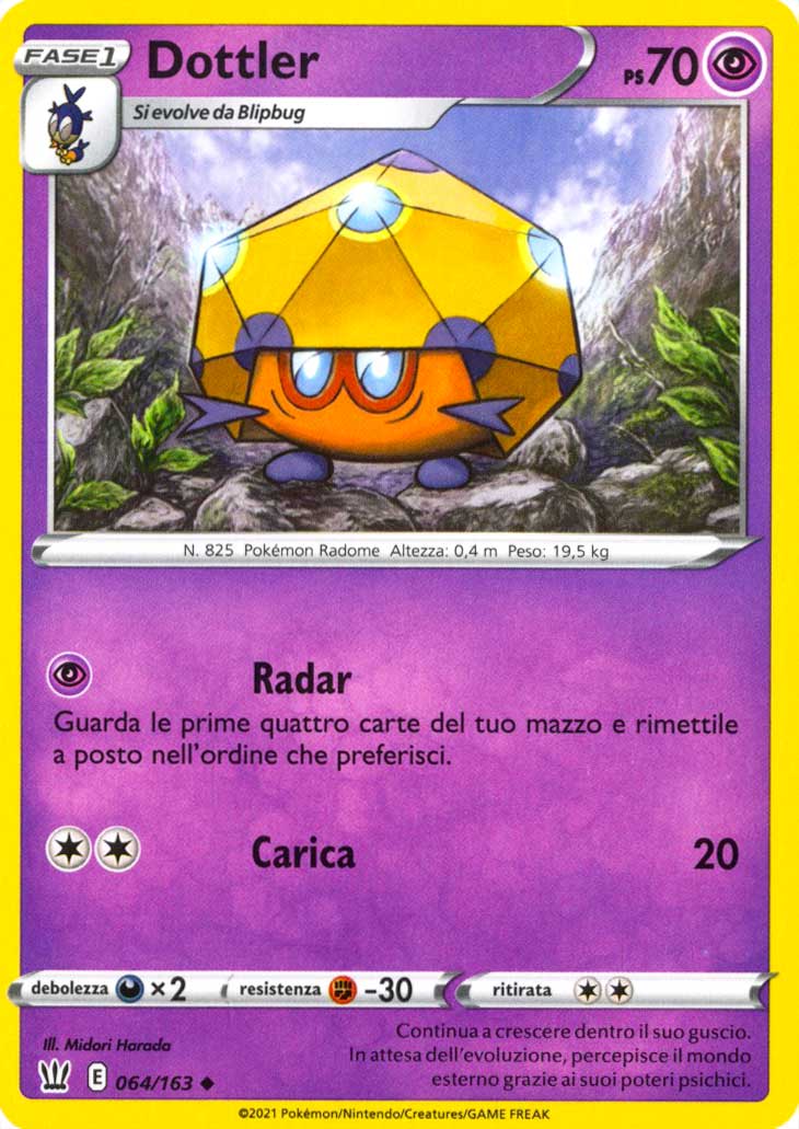 064 / 163 Dottler Non Comune normale (IT) -NEAR MINT-