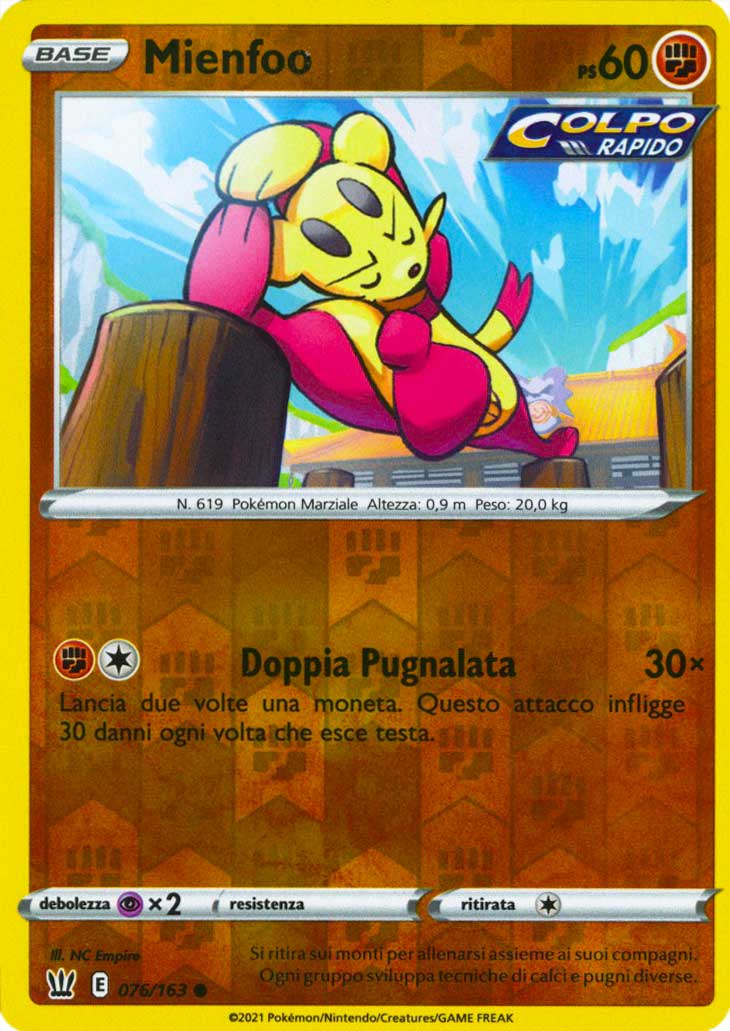 076 / 163 Mienfoo Comune Reverse foil (IT) -NEAR MINT-