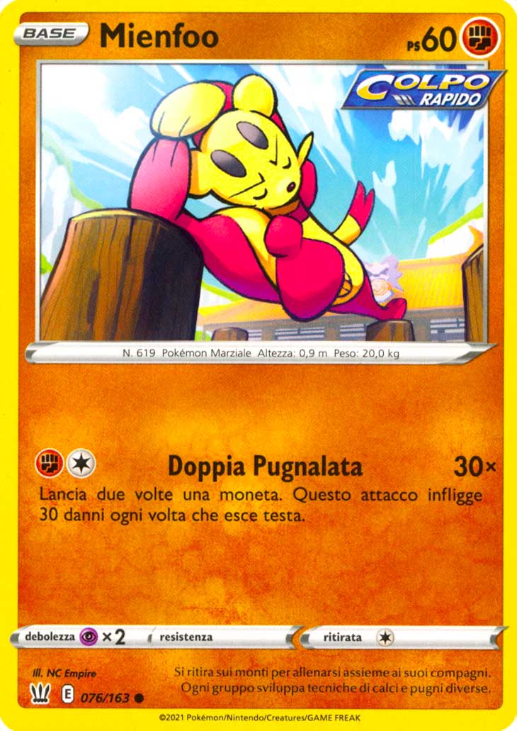 076 / 163 Mienfoo Comune normale (IT) -NEAR MINT-