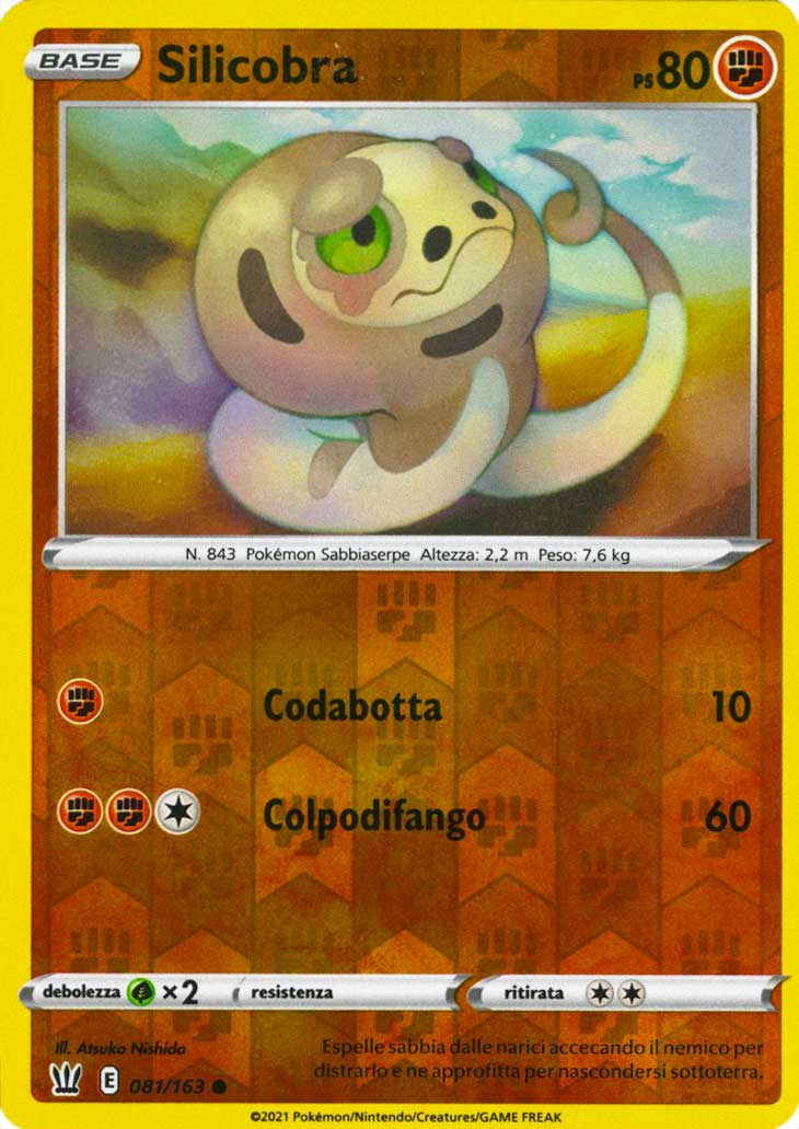 081 / 163 Silicobra Comune Reverse foil (IT) -NEAR MINT-