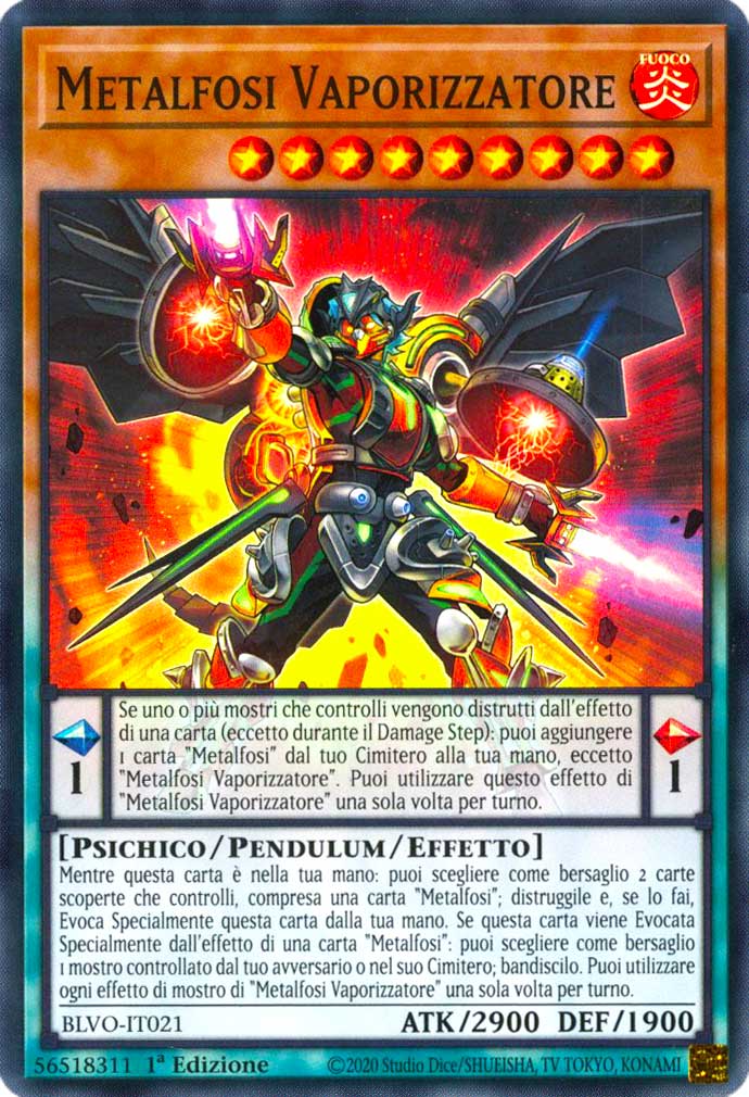 BLVO-IT021 Metalfosi Vaporizzatore super rara 1a Edizione (IT) -NEAR MINT-