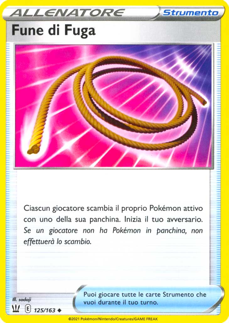 125 / 163 Fune di Fuga Non Comune normale (IT) -NEAR MINT-