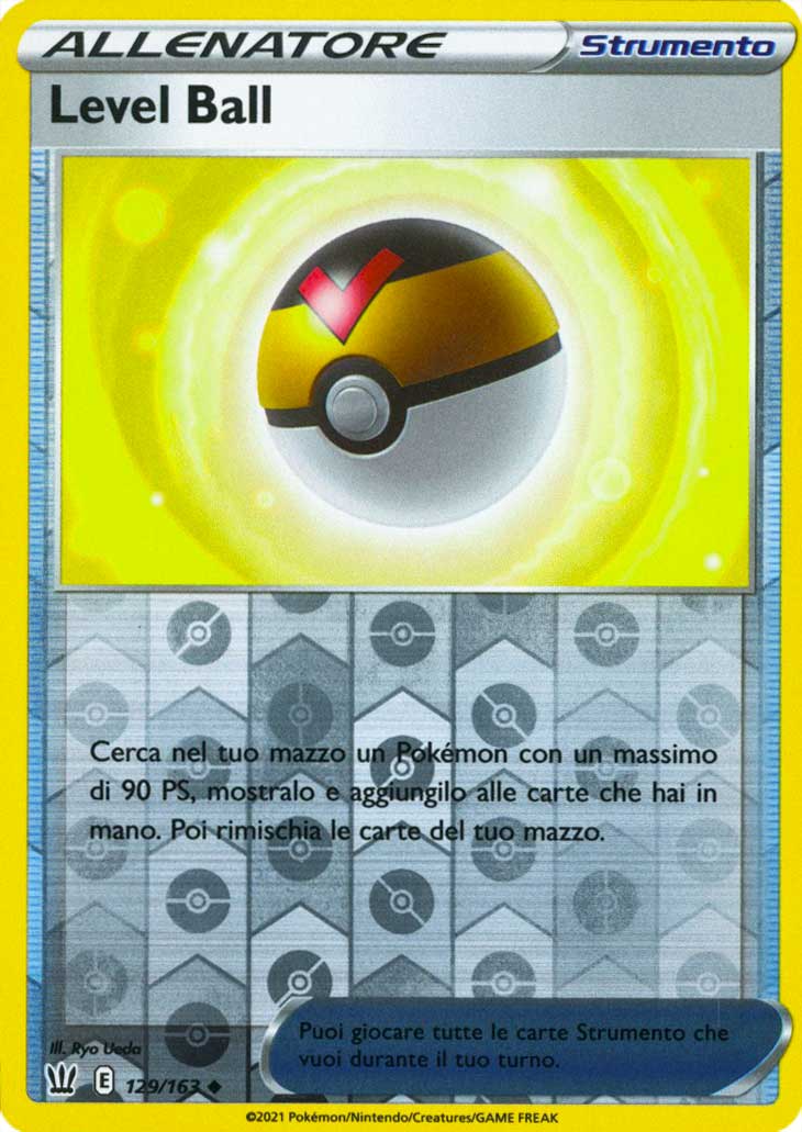 129 / 163 Level Ball Non Comune Reverse foil (IT) -NEAR MINT-
