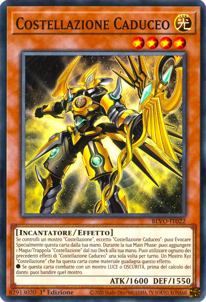 BLVO-IT022 Costellazione Caduceo super rara 1a Edizione (IT) -NEAR MINT-