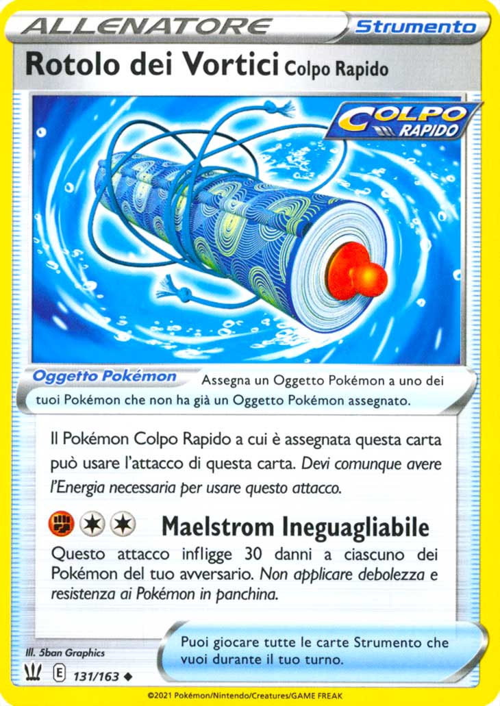 131 / 163 Rotolo dei Vortici Colpo Rapido Non Comune normale (IT) -NEAR MINT-