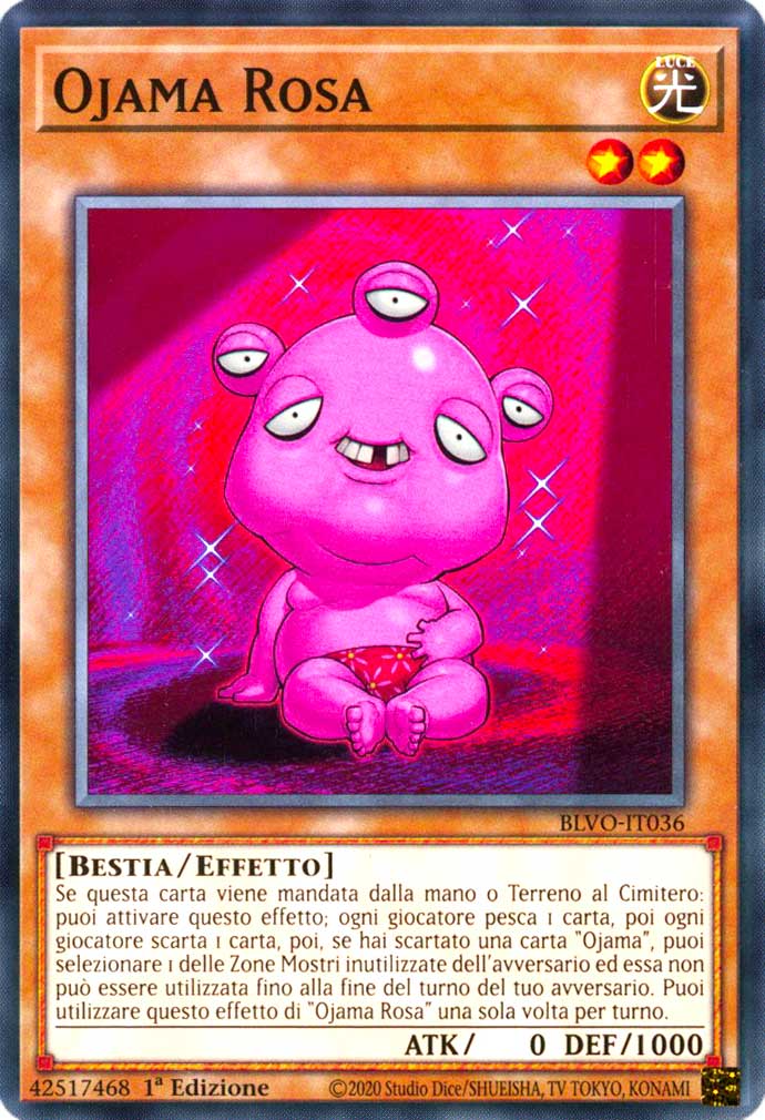 BLVO-IT036 Ojama Rosa comune 1a Edizione (IT) -NEAR MINT-